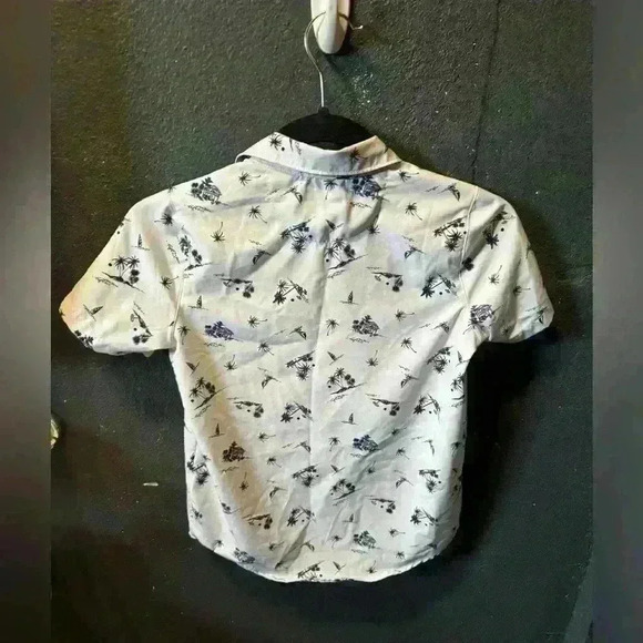 Boys Eddie Bauer Short Sleeve Button Up Short Size Small - Picture 4 of 4